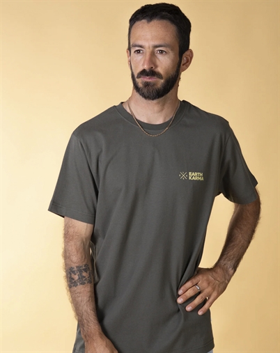 Elsk - Earth Karma Brushed T-Shirt - Granite Green